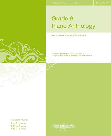 Grade 8 Piano Anthology 2017/2018