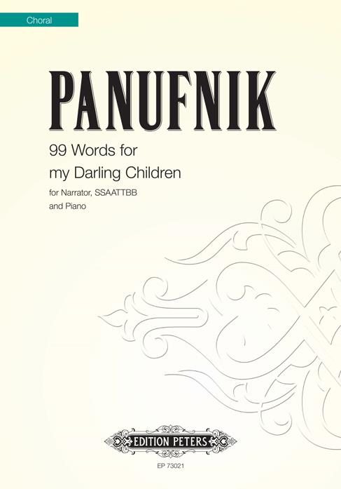 Roxanna Panufik: 99 Words fuer My Darling Children (SSAATTBB)