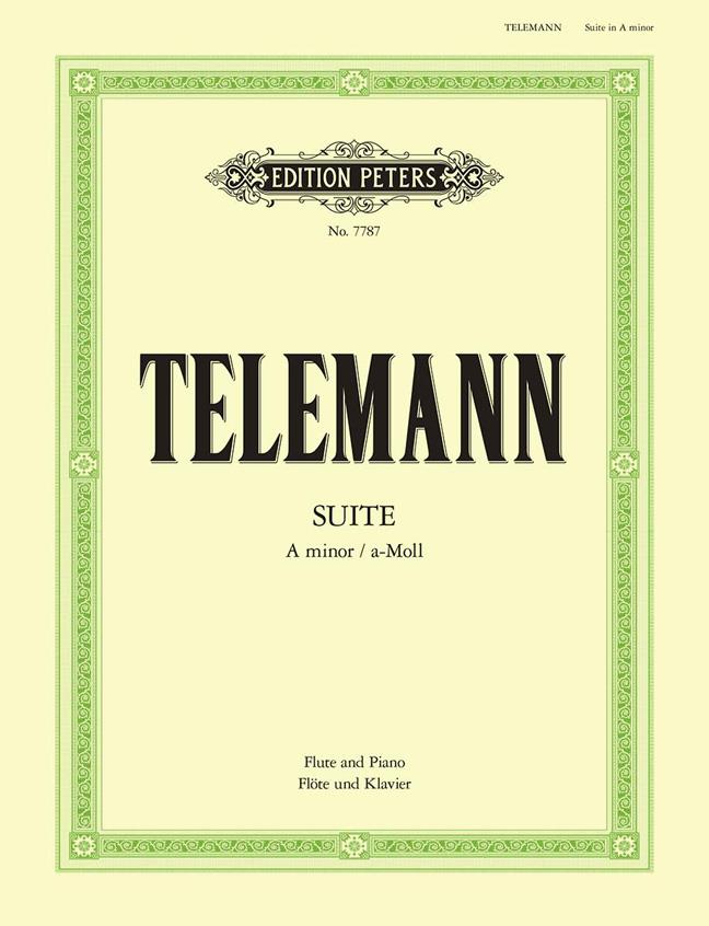 Telemann: Suite in a-Moll Fur Flöte u. Klavier