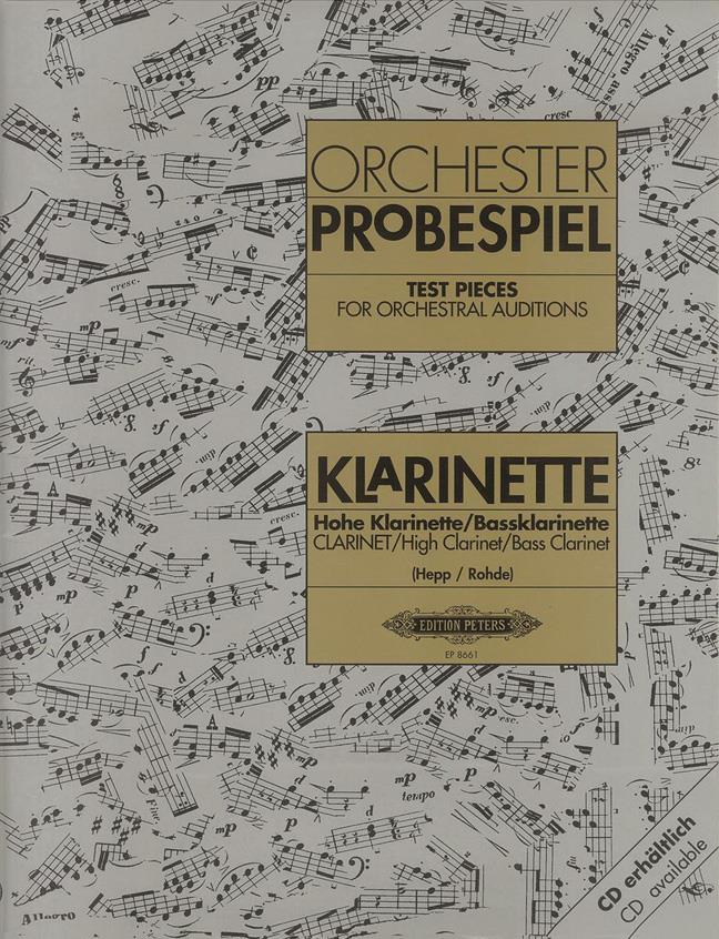 Test Pieces for Orchestral Auditions Klarinette
