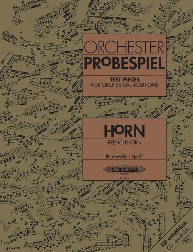 Test Pieces for Orchestral Auditions Horn