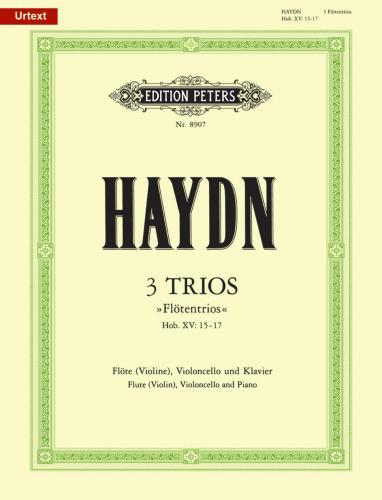 Haydn: 3 Trios für Flöte (Violine), Violoncello und Klavier Hob. XV: 15-17 Flöten-Trios