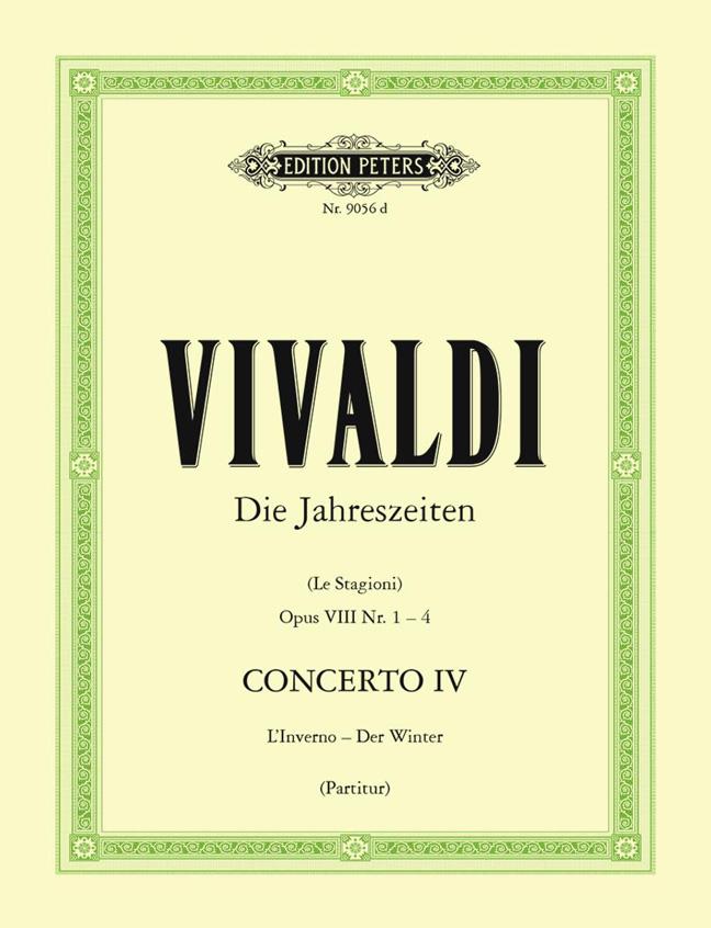 Vivaldi: Die Jahreszeiten Der Winter fMoll Opus  8 Nr. 4 RV 297
