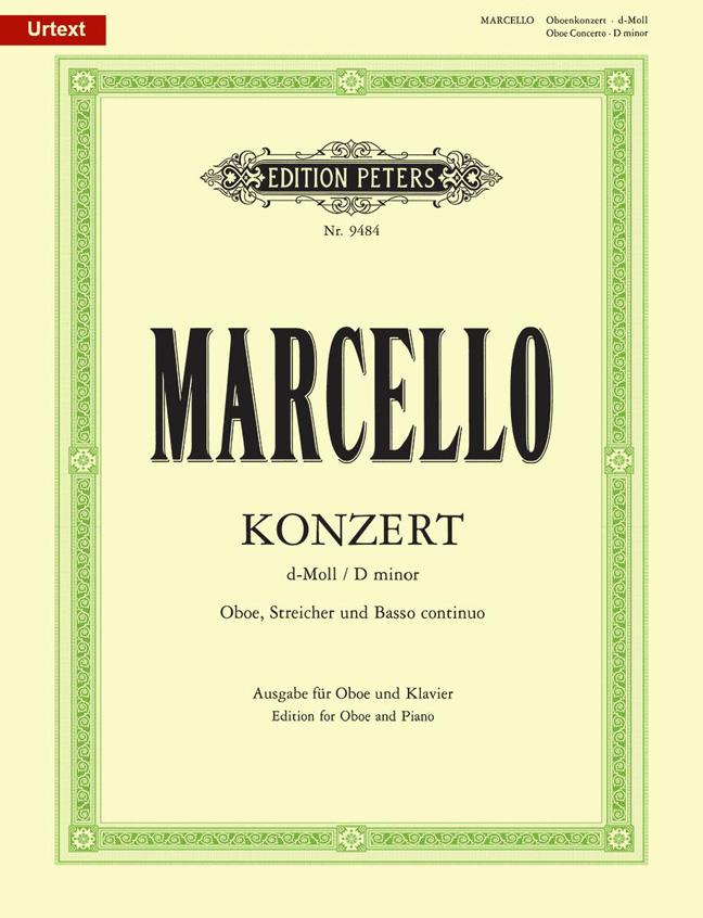 Marcello: Oboenkonzert d for Oboe und Klavier