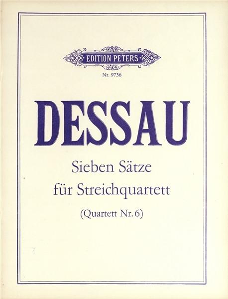 Seven Movements for String Quartet (Quartet No. 6)