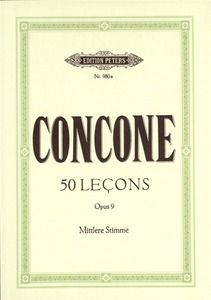 Giuseppe Concone: 50 Lessons Op. 9