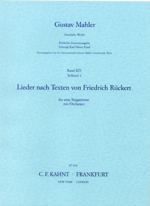 Gustav Mahler: Sieben Lieder aus letzer Zeit