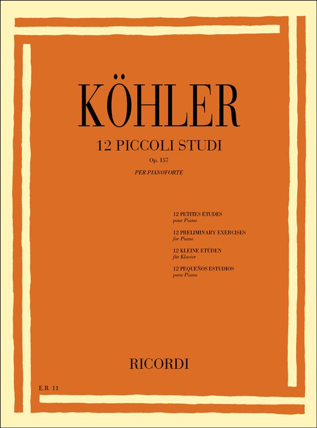 Louis Kohler: 12 Piccoli Studi Per L'Avviamento Alla Velocita