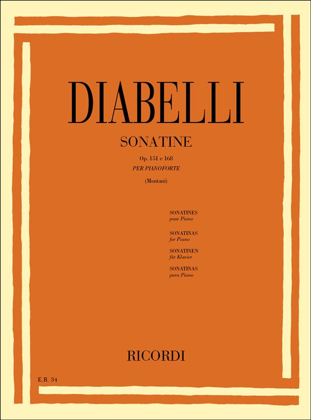 Anton Diabelli : 11 Sonatine Op. 151 E Op. 168