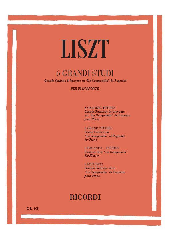 Liszt: 6 Grandi Studi Da Paganini E Grande Fantasia Di