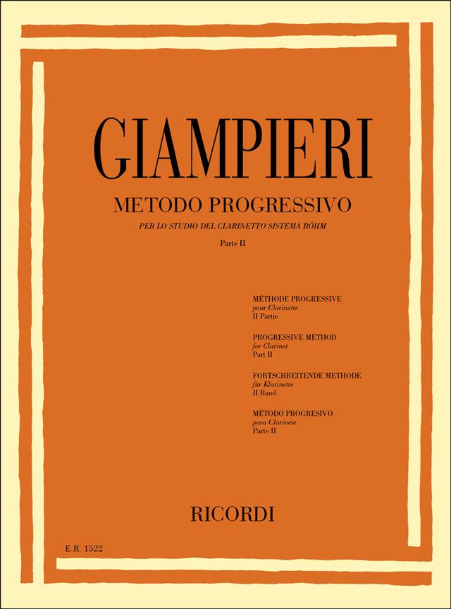 Alamiro Giampieri: Metodo Progressivo Per Lo Studio Del Clarinetto