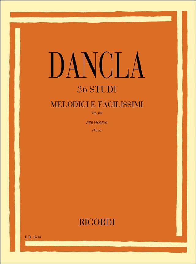 Dancla: 36 Studi Melodici e Facilissimi Op.84 per Violino