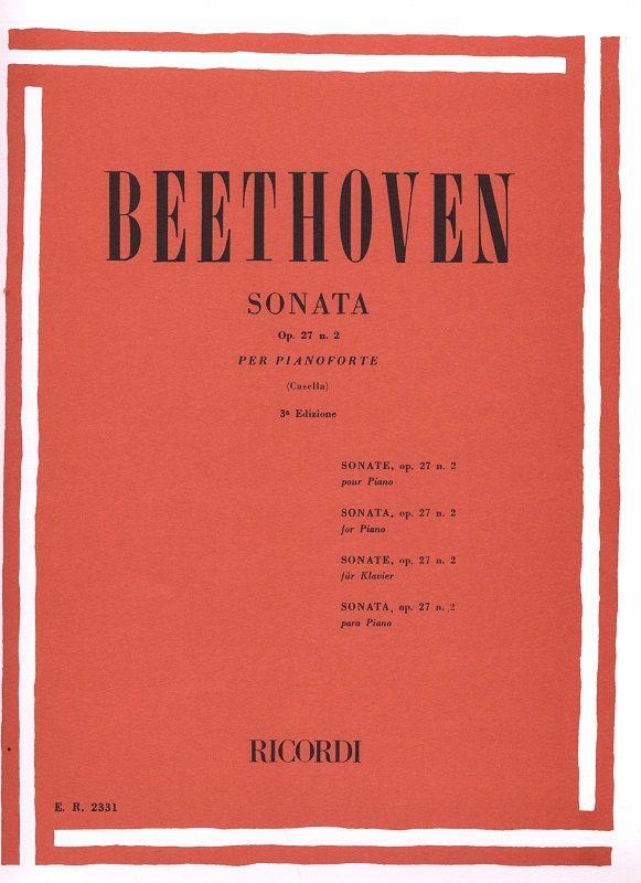 Beethoven: 32 Sonate: N. 14 In Do Diesis Min. Op. 27 N. 2