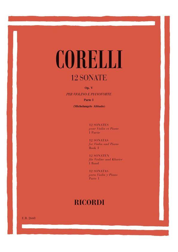 Corelli: 12 Sonate Per Violino E Basso Op. V