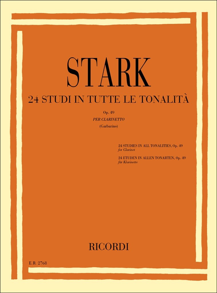 Stark: 24 Studi In Tutte Le Tonalita’ Op. 49