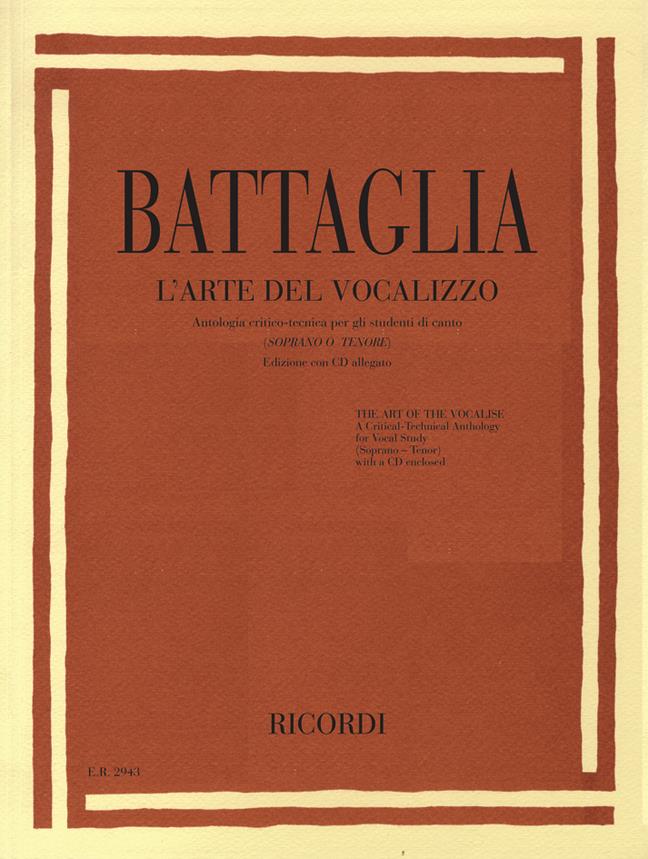 Elio Battaglia: L'Arte Del Vocalizzo 1 (High)