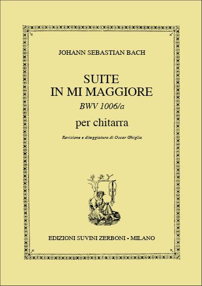 Suite in Mi Maggiore Bwv 1006A