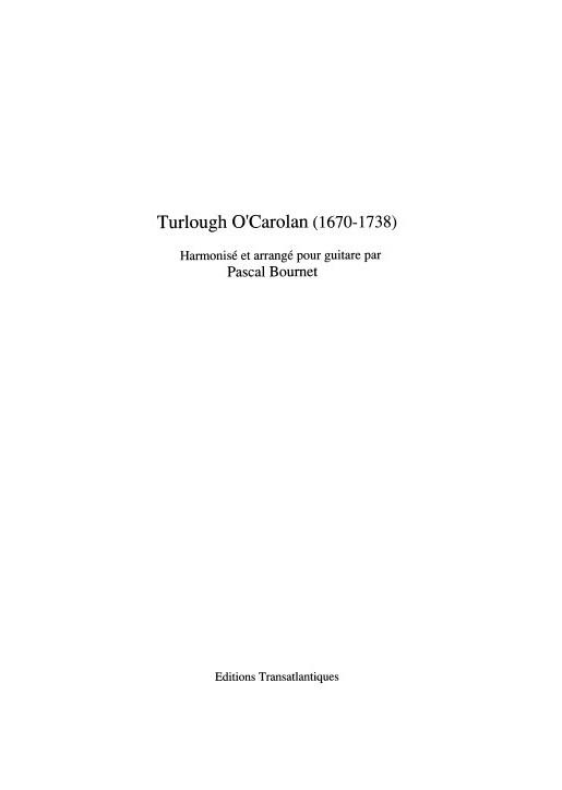 11 Pi?ces Irlandaises De Turlough O'Carolan