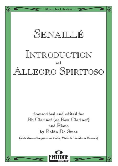 Introduction and Allegro Spiritoso(transcr. and ed. fuer Bb Clarinet (or Bass Clarinet)