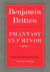 Benjamin Britten: Phantasy (Score)