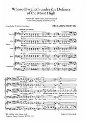 Whoso Dwelleth under the Defence