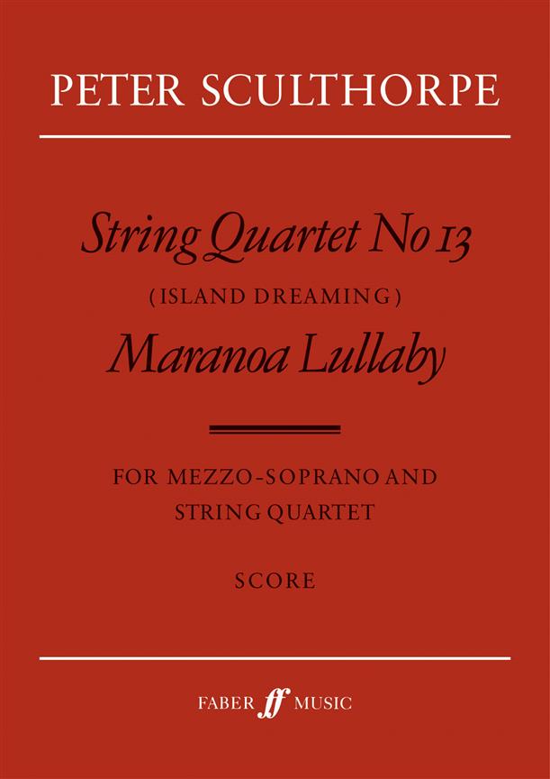String Quartet No.13/Maranoa