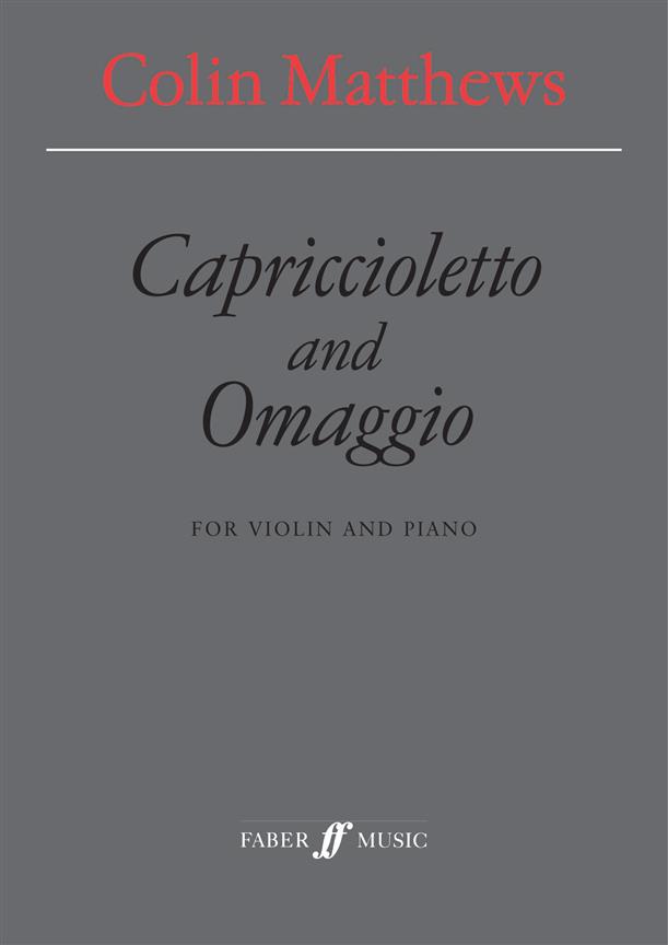 Colin Matthews: Capriccioletto & Omaggio