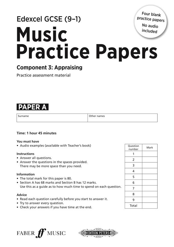 Julia Winterson: Edexcel GCSE Practice Papers