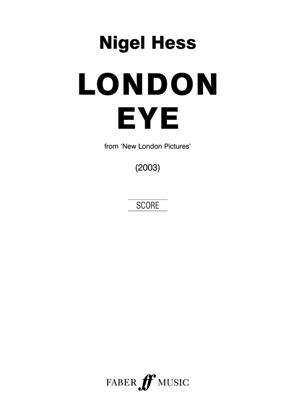 London Eye. Wind band