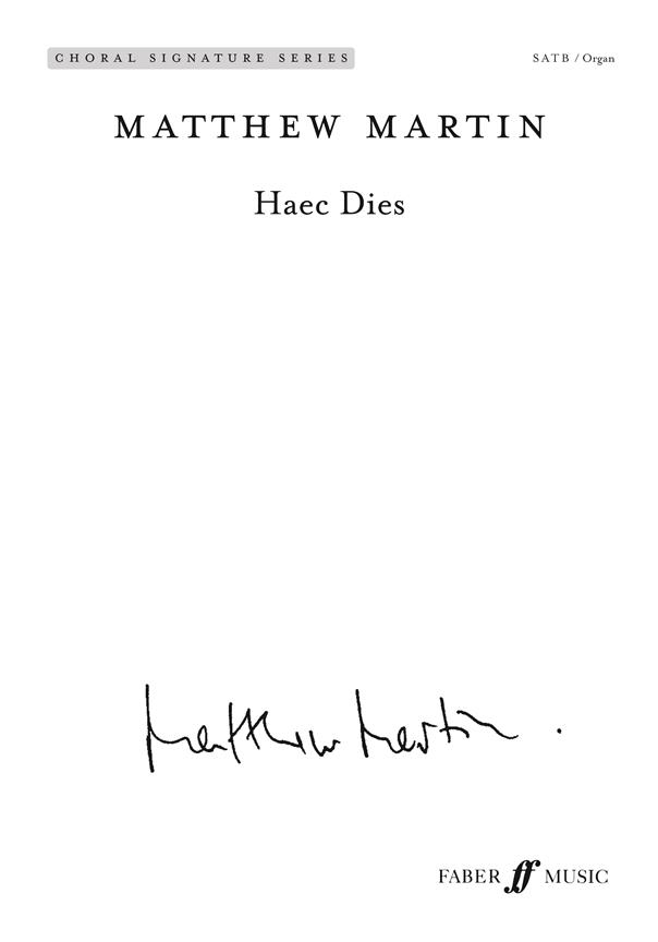 Matthew Martin: Haec Dies