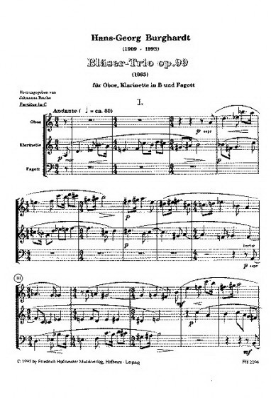 Bläser-Trio, op. 99