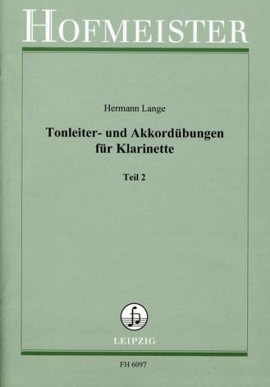 Tonleiter- und Akkord³bungen fuer Klarinette(Teil 2)