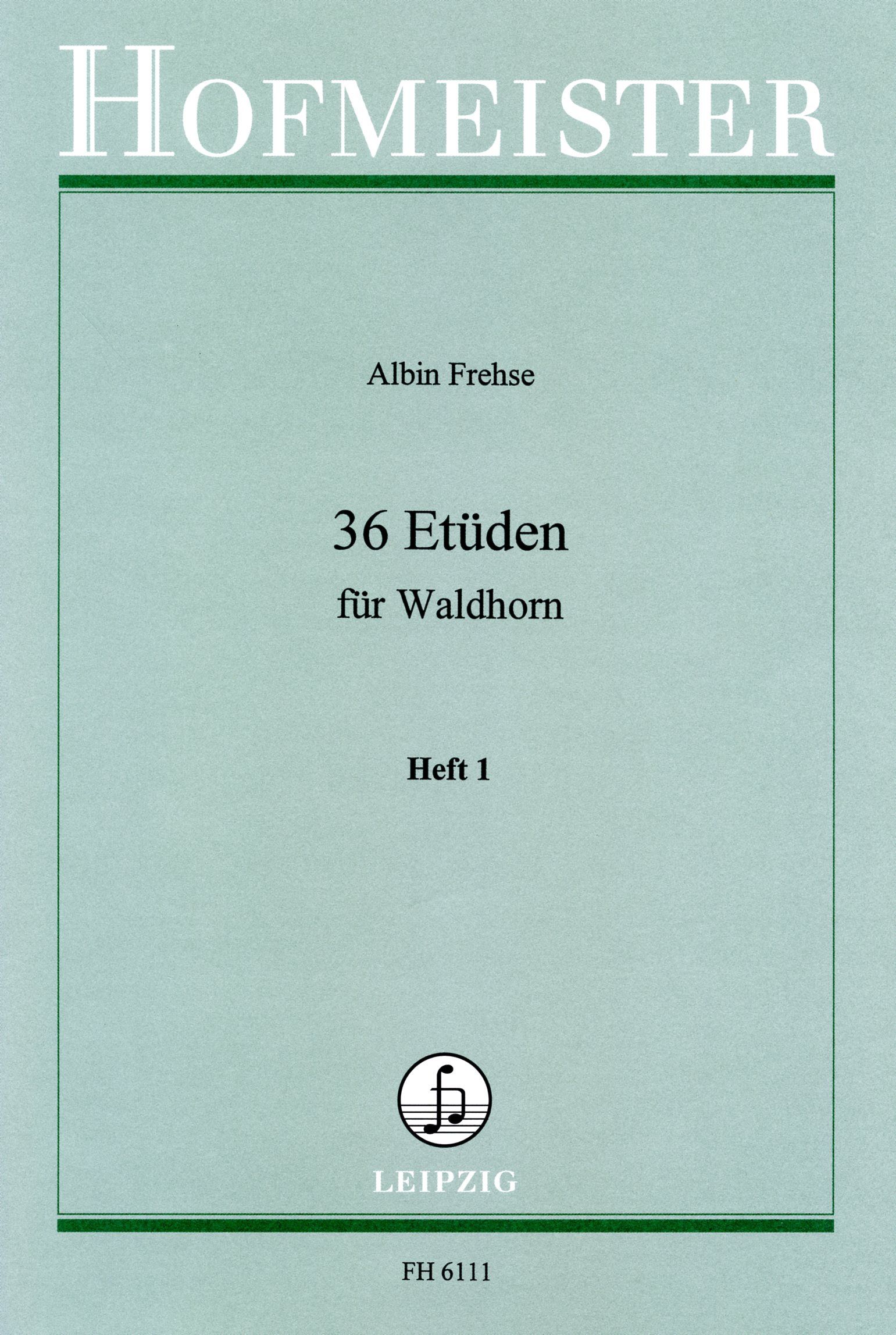 Albin Frehse: 36 Etüden 1