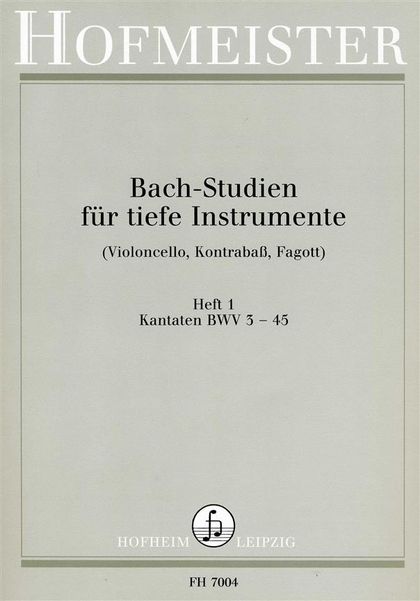 Bach-Studien für tiefe Instrumente