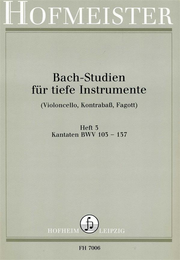 Bach-Studien für tiefe Instrumente