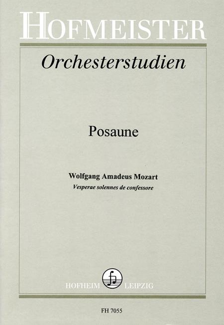 Orchesterstudien fuer Posaune(Wolfgang Amadeus Mozart)