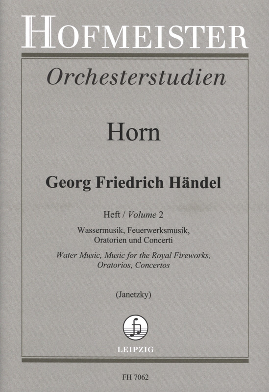 Händel-Studien Fur Horn Heft 2