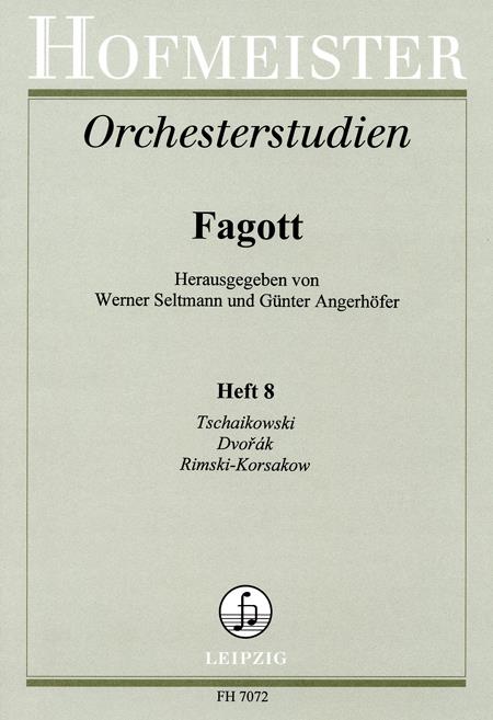 Orchesterstudien fuer Fagott Heft 8