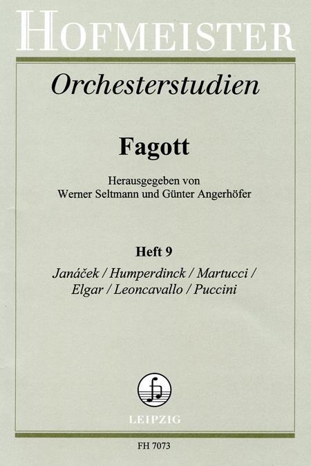 Orchesterstudien fuer Fagott Heft 9