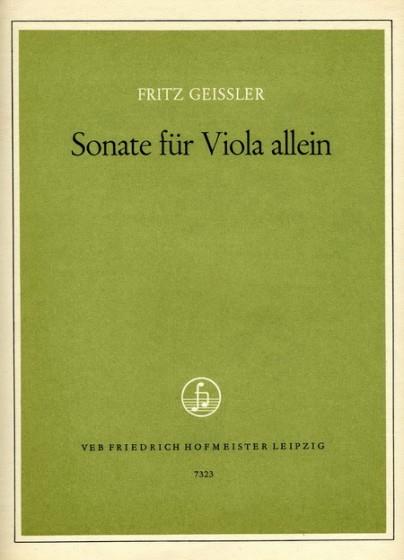 Sonate for Viola allein