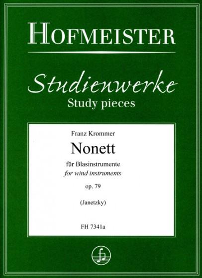 Nonett fuer Blasinstrumente op. 79, Voicensatz