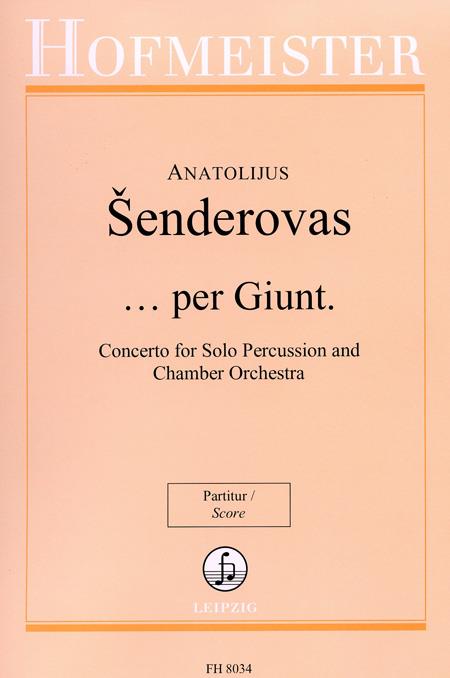 Per Guint(Concerto for Solo Percussion and Chamber Orchestra / Partitur)