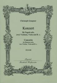 Konzert(für Fagott Solo , zwei Violinen, Viola und B. c.)