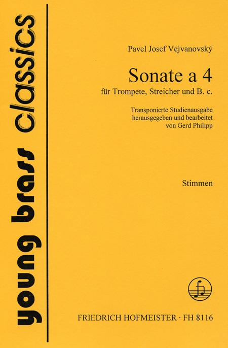 Sonata a 4(für Trompete, Streicher und. Basso Continuo)