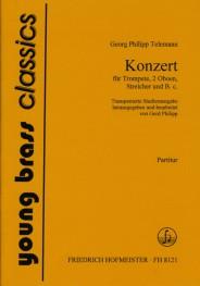 Konzert(für Trompete, 2 Oboen, Streicher, Basso Continuo)