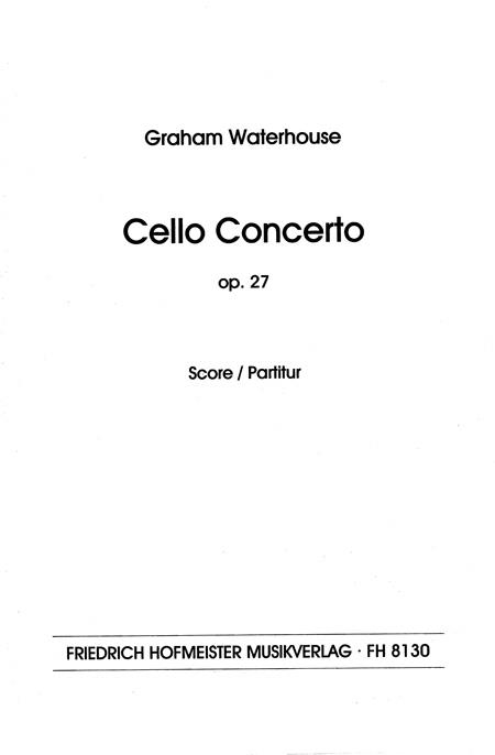 Cello Concerto op. 27