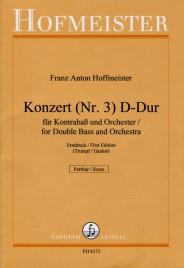 Konzert Nr. 3)D-Dur für KontraBass und Orchester