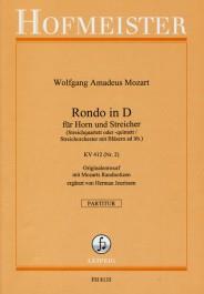 Rondo in D fuer Horen und Streicher KV 412
