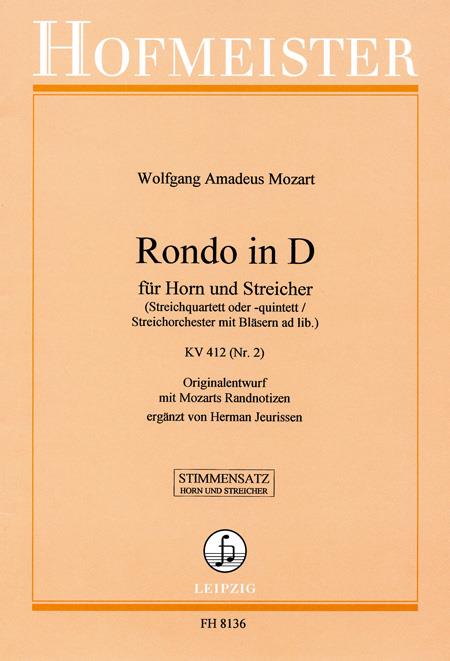 Mozart: Rondo in D KV 412 Nr. 2