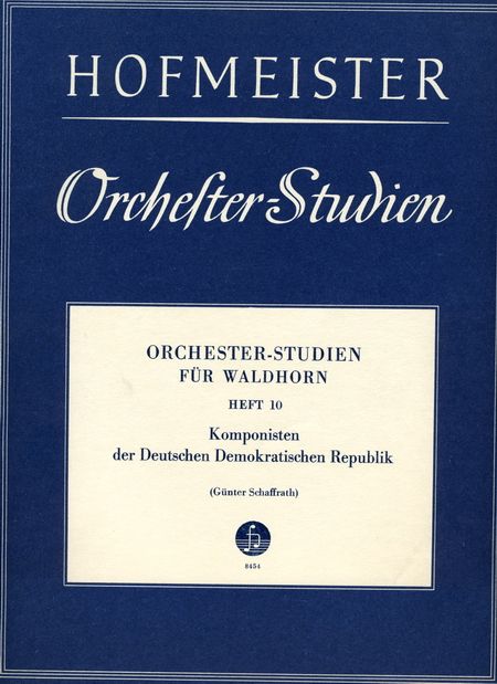 Orchesterstudien fuer Waldhorn, Heft 10